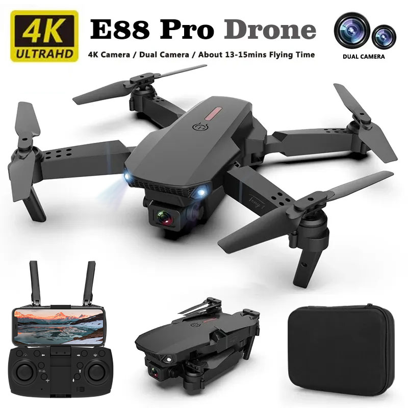 Drone E88Pro Rc 4K - E88pro Drone Profesyonel Dron Optik Akış