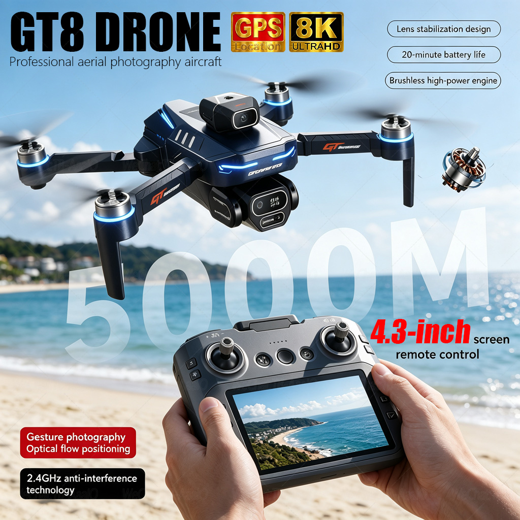 Drone E88Pro Rc 4K - YENİ GT8 HD RC Drone 4K