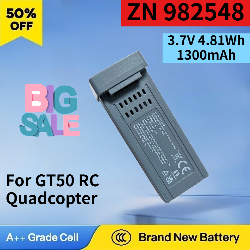 Drone Rc Gt50 - Yeni ZN 982548 3.7V 4.81Wh 1300mAh