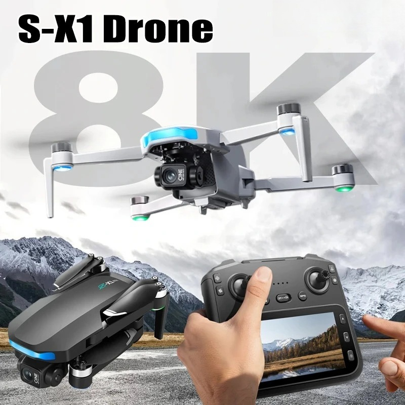 Drone E88Pro Rc 4K - Orijinal S-X1 Drone 8K HD Profesyonel