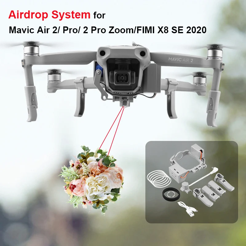 Drone Rcfpvpro - DJI Mavic Air için Airdrop sistemi