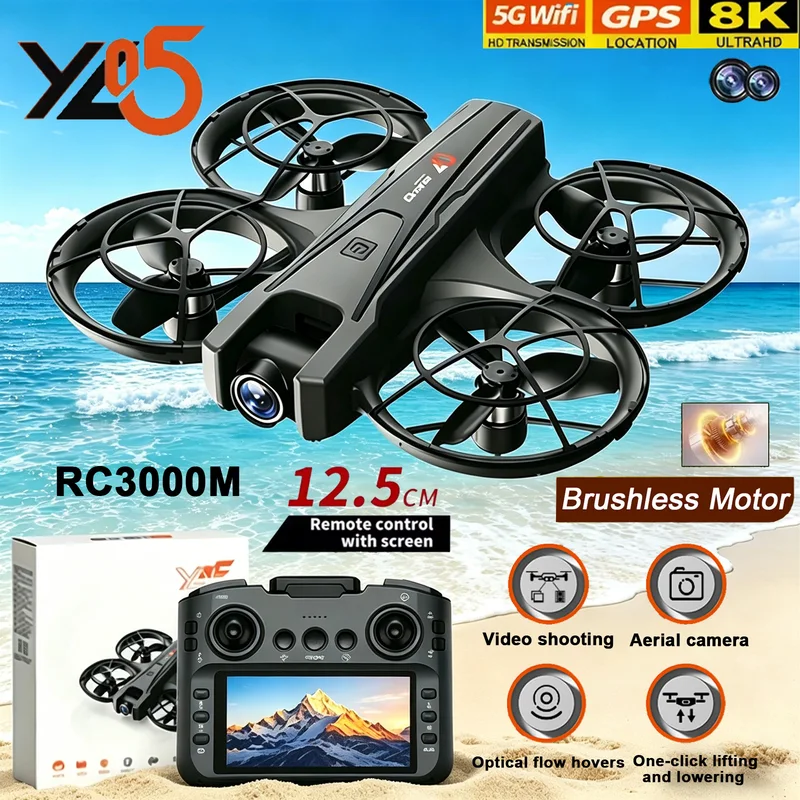 Dj Rc Drone - YL05 Drone 8K HD Çift Kameralı