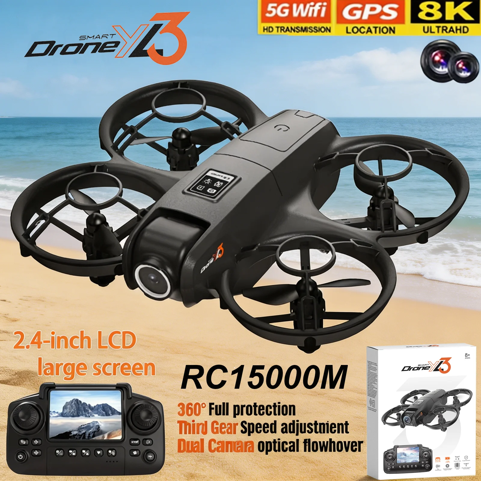 Drone E88Pro Rc 4K - Yeni YL3 RC Drone 8K 1080P