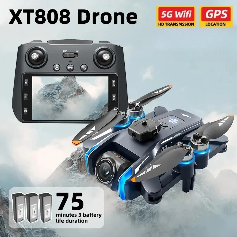 Drone E88Pro Rc 4K - Orijinal XT808 Pro MAX Drone 4K