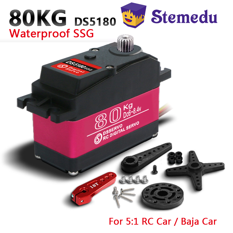 Rc Car Servo - Dsservo Su Geçirmez DS5180 80 KG