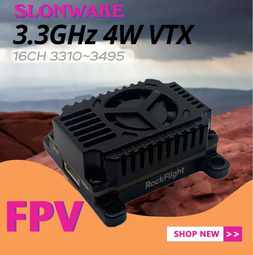SLONWAKE FPV 3.3G 16CH 4000mW  - Rc Transmitter incelemesi ve fiyatı