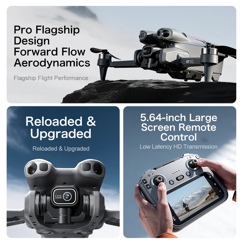 Brand+ GT50 4K FPV Drone 8K HD - Drone Rc Gt50 incelemesi ve fiyatı