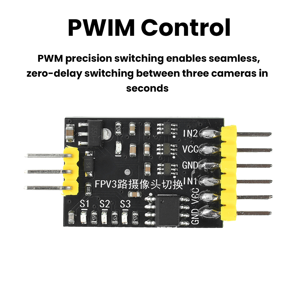 DC5-12V 3 Kanallı Video Değişt - Drone Switch Rc incelemesi ve fiyatı