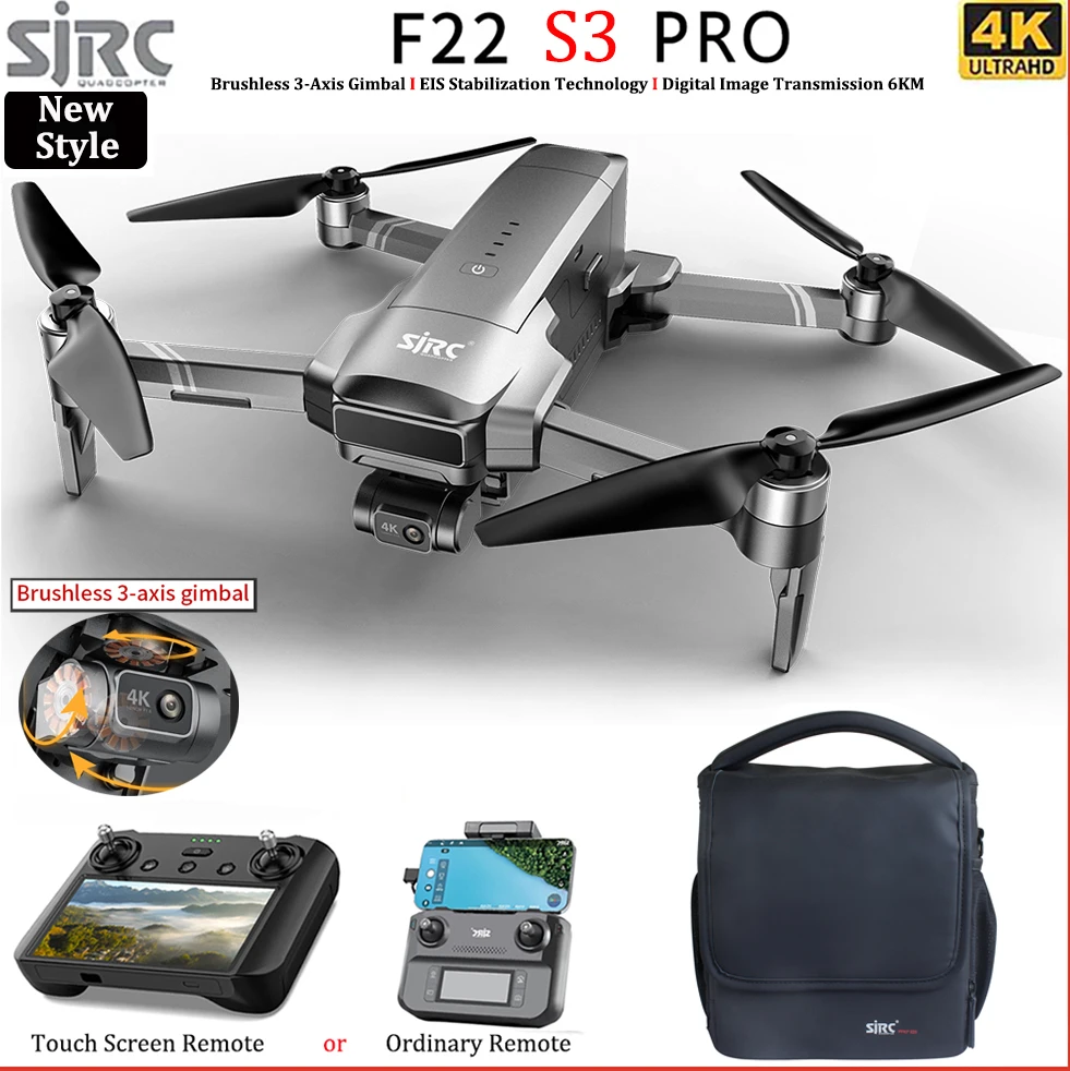 SJRC F22 S3 PRO Drone 4K HD Ka - Drone F22 Rc incelemesi ve fiyatı