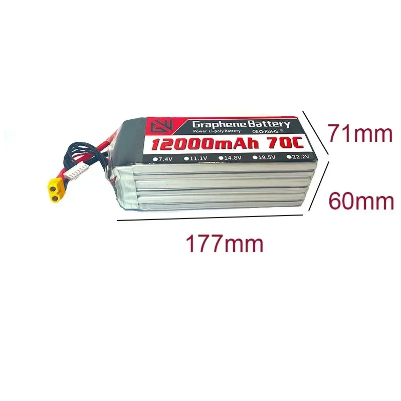 12000mAh 6S 22.2V 70C RC Lipo  - Drone Rc Game incelemesi ve fiyatı