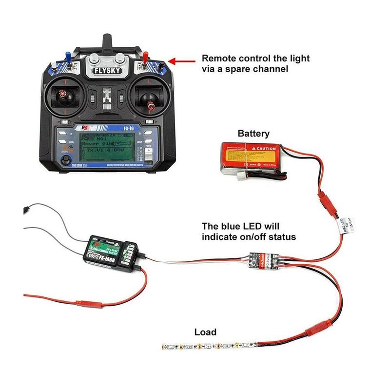 2-20A Yüksek Akımlı Uzaktan Ku - Drone Switch Rc incelemesi ve fiyatı