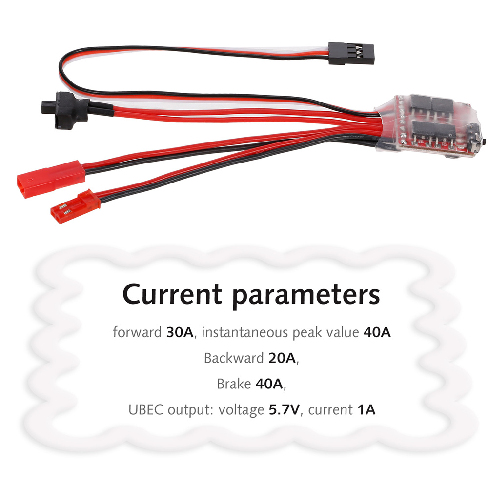 Mini RC Araba 30A Fırçalı ESC  - Rc Boat incelemesi ve fiyatı