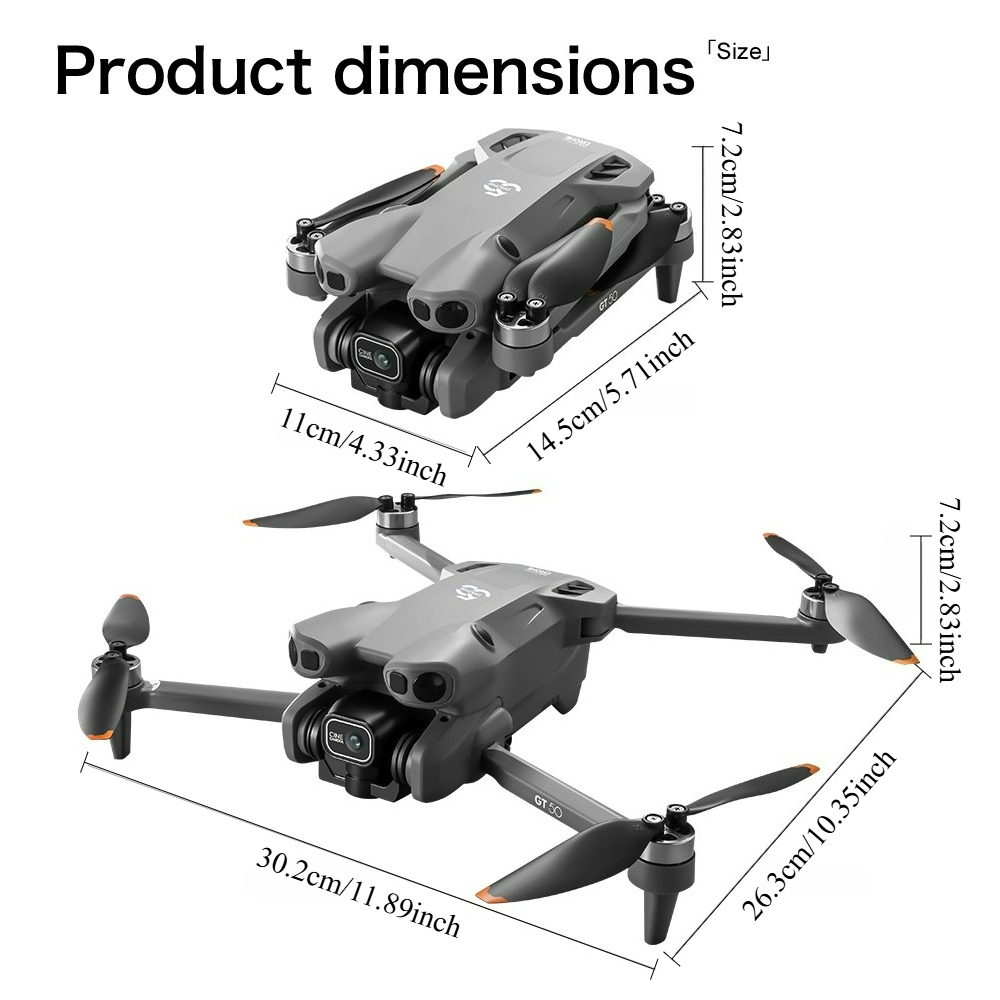 GT50 RC Drone'u |   4.3 İnç Bü - Drone Rc Gt50 incelemesi ve fiyatı