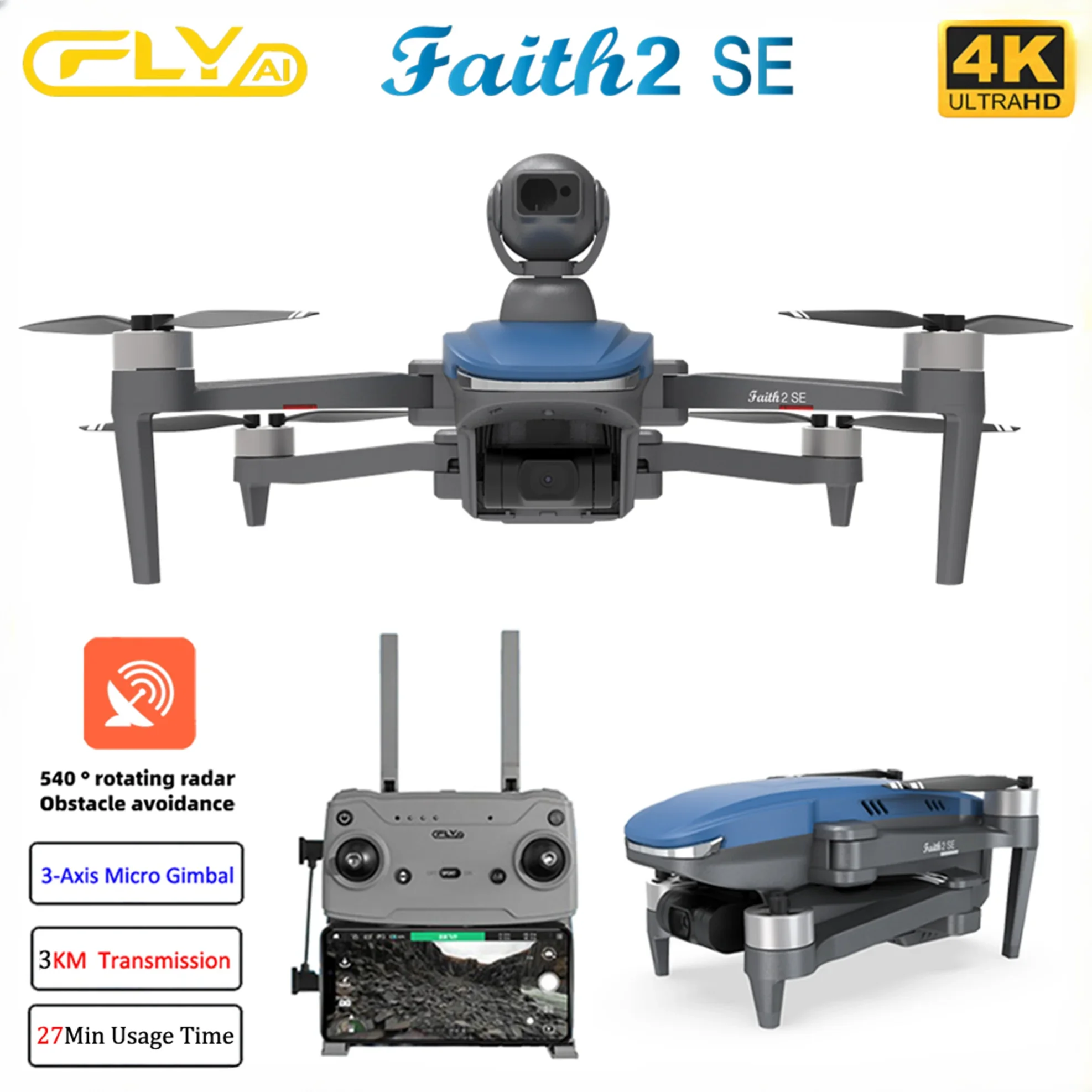 Faith 2 SE 540 ile °   Engelle - Drone F22 Rc incelemesi ve fiyatı