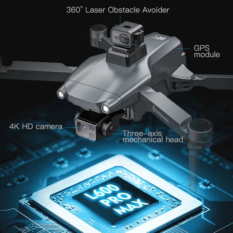 L600 PRO MAX GPS Drone Profesy - Dron Rc Quadcopter incelemesi ve fiyatı