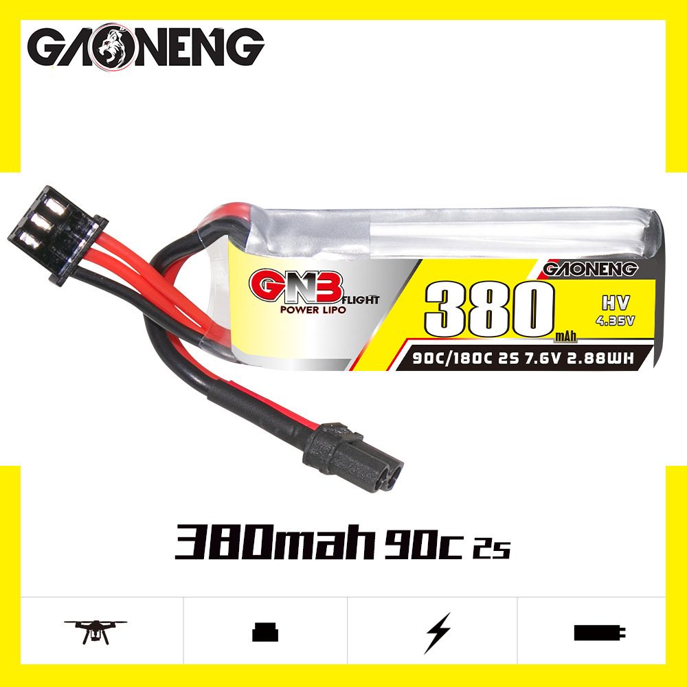 GNB 2S 7.6V 380mAh 90C/180C Li - Dron Rc Quadcopter incelemesi ve fiyatı