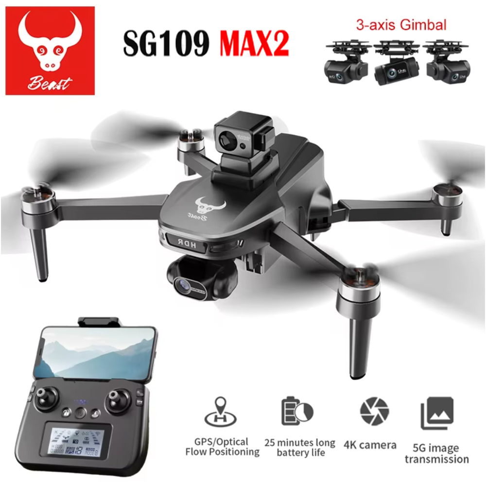 SG109 MAX2 Profesyonel FPV 8K  - Dron Rc Quadcopter incelemesi ve fiyatı