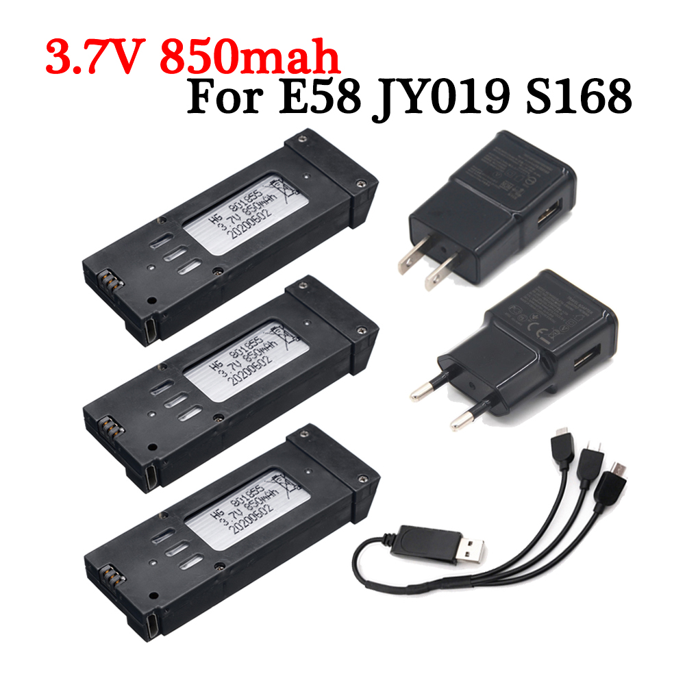 Yükseltme Sürümü 3.7 V 850 mah - Eachine Drone E58 incelemesi ve fiyatı